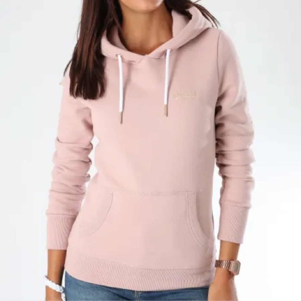 Superdry Women's Pink Hoodie